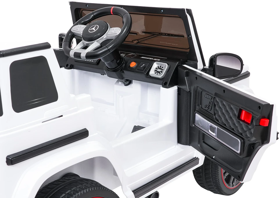 Vaikiškas elektromobilis Mercedes G63 AMG LIFT balta