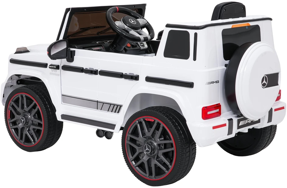 Vaikiškas elektromobilis Mercedes G63 AMG LIFT balta