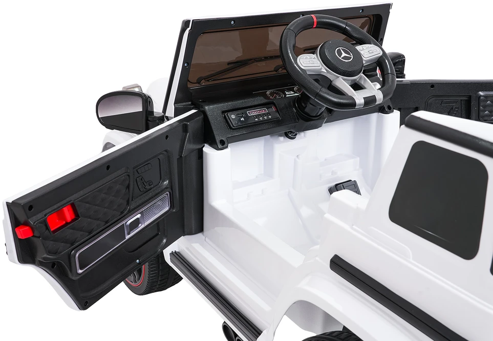 Vaikiškas elektromobilis Mercedes G63 AMG LIFT balta