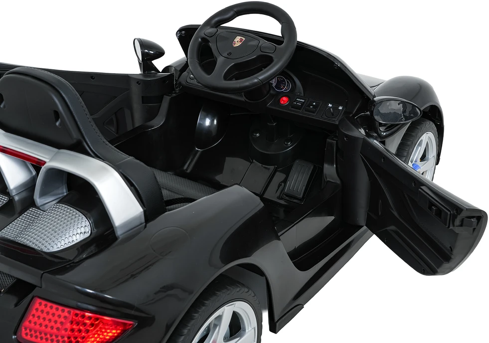 Vaikiškas elektromobilis Porsche 911 Carrera juodas