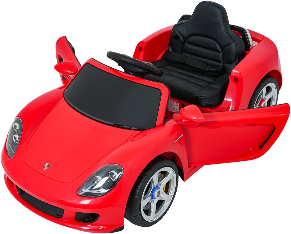 Vaikiškas elektromobilis Porsche 911 Carrera raudonas