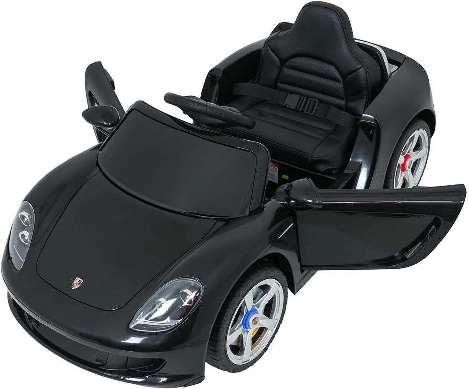 Vaikiškas elektromobilis Porsche 911 Carrera juodas