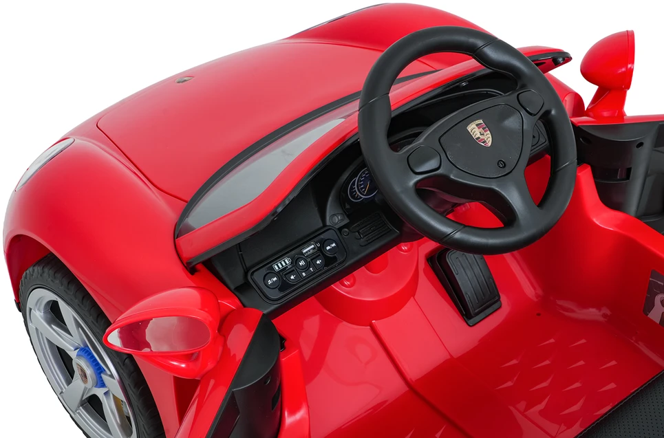 Vaikiškas elektromobilis Porsche 911 Carrera raudonas