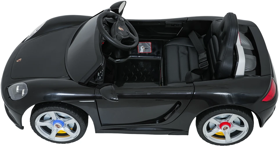 Vaikiškas elektromobilis Porsche 911 Carrera juodas