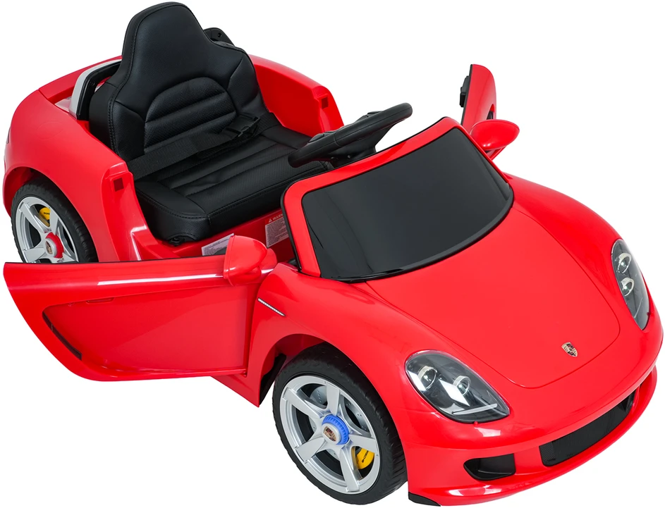 Vaikiškas elektromobilis Porsche 911 Carrera raudonas