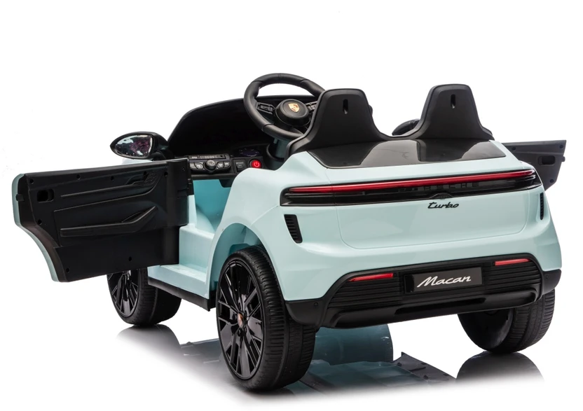 Vaikiškas elektromobilis Porsche Macan mėlynas