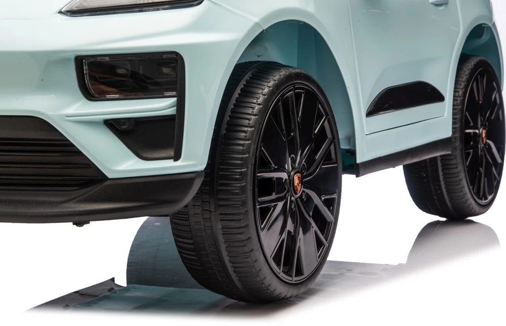 Vaikiškas elektromobilis Porsche Macan mėlynas
