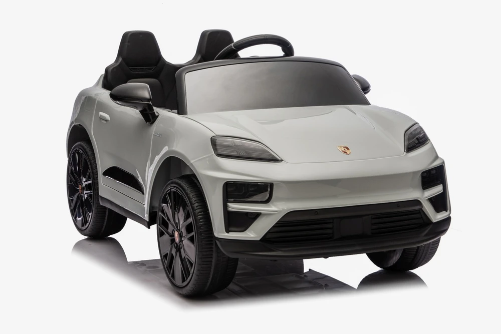 Vaikiškas elektromobilis Porsche Macan pilkas