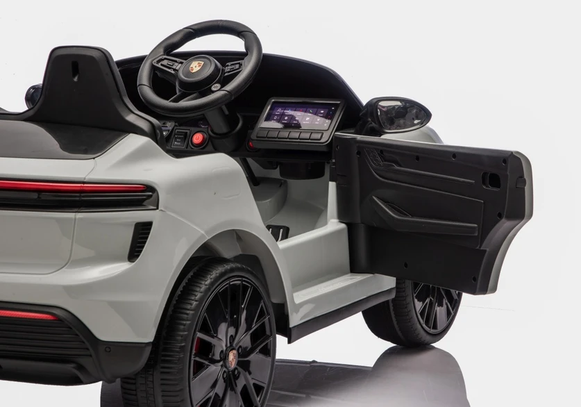 Vaikiškas elektromobilis Porsche Macan pilkas