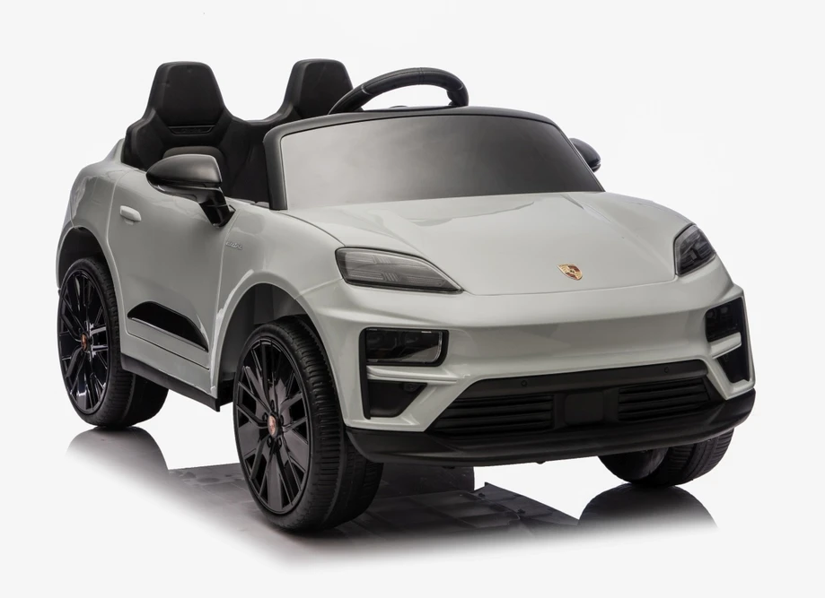 Vaikiškas elektromobilis Porsche Macan pilkas