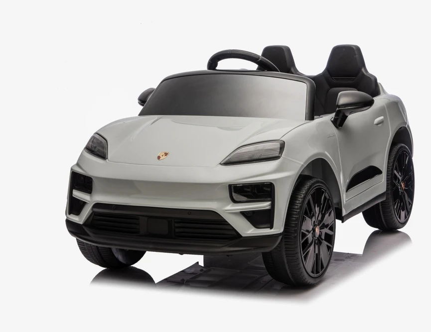 Vaikiškas elektromobilis Porsche Macan pilkas