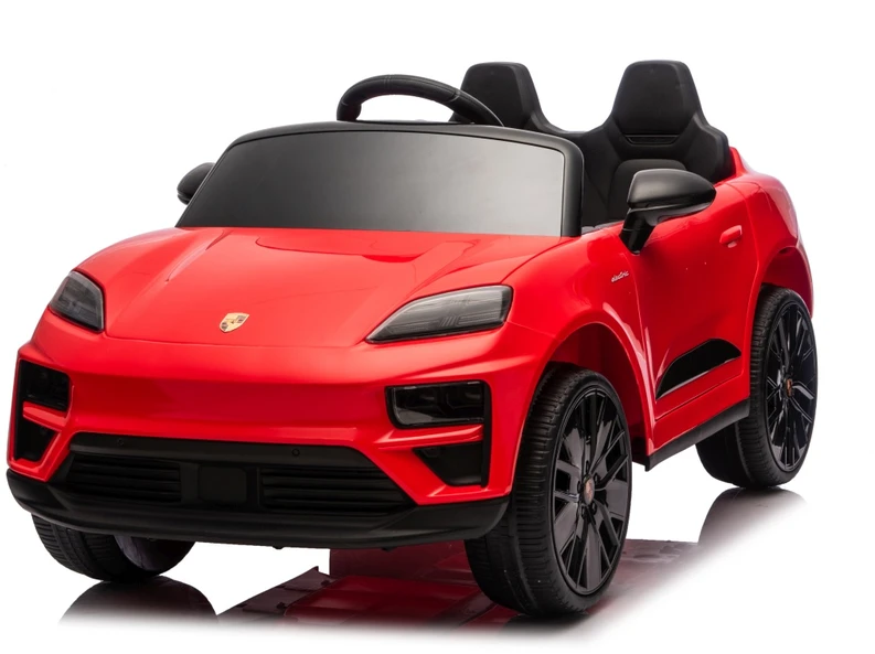 Vaikiškas elektromobilis Porsche Macan raudonas