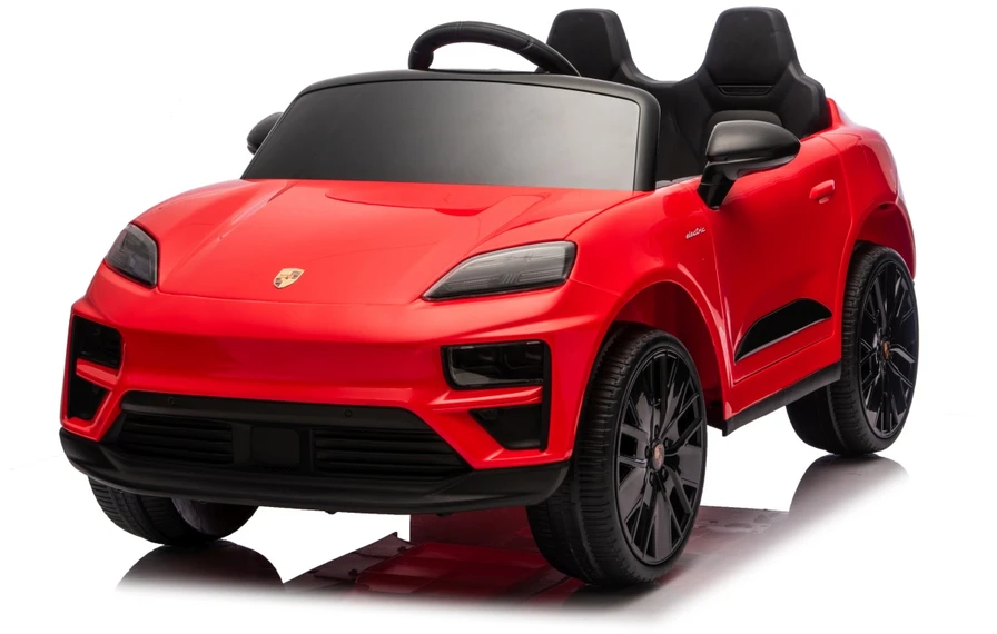 Vaikiškas elektromobilis Porsche Macan raudonas