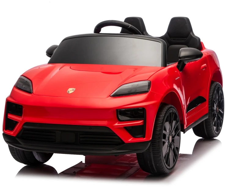 Vaikiškas elektromobilis Porsche Macan raudonas