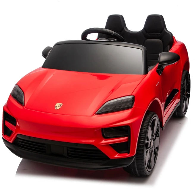 Vaikiškas elektromobilis Porsche Macan raudonas