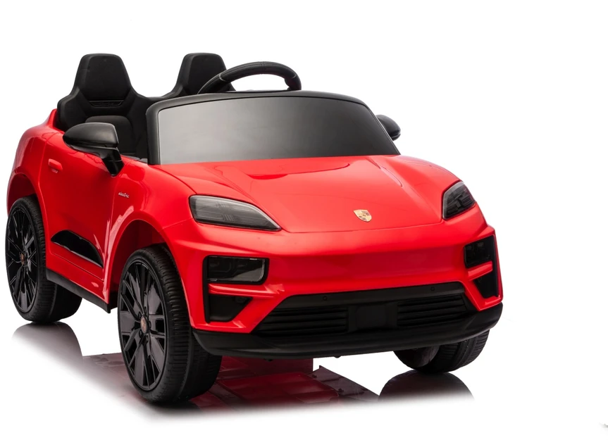 Vaikiškas elektromobilis Porsche Macan raudonas
