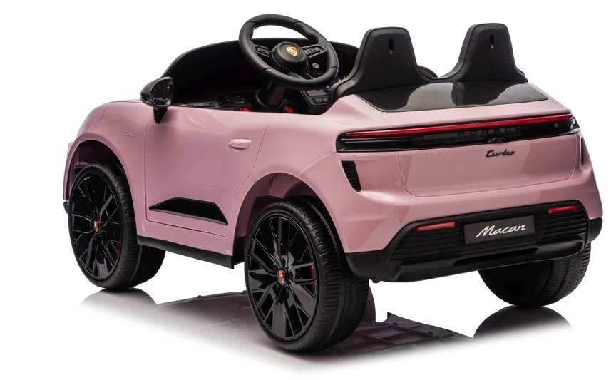 Vaikiškas elektromobilis Porsche Macan rožinis