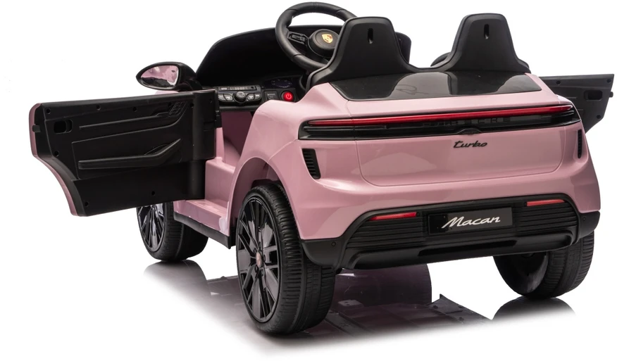 Vaikiškas elektromobilis Porsche Macan rožinis