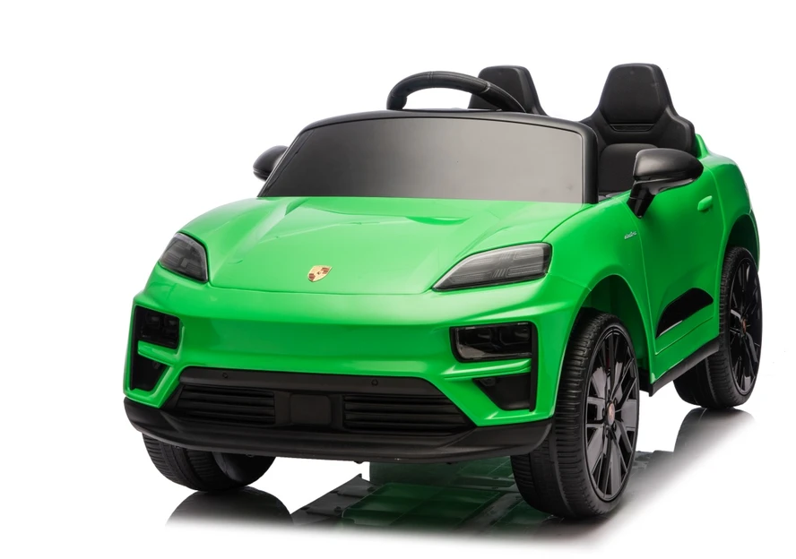 Vaikiškas elektromobilis Porsche Macan žalias