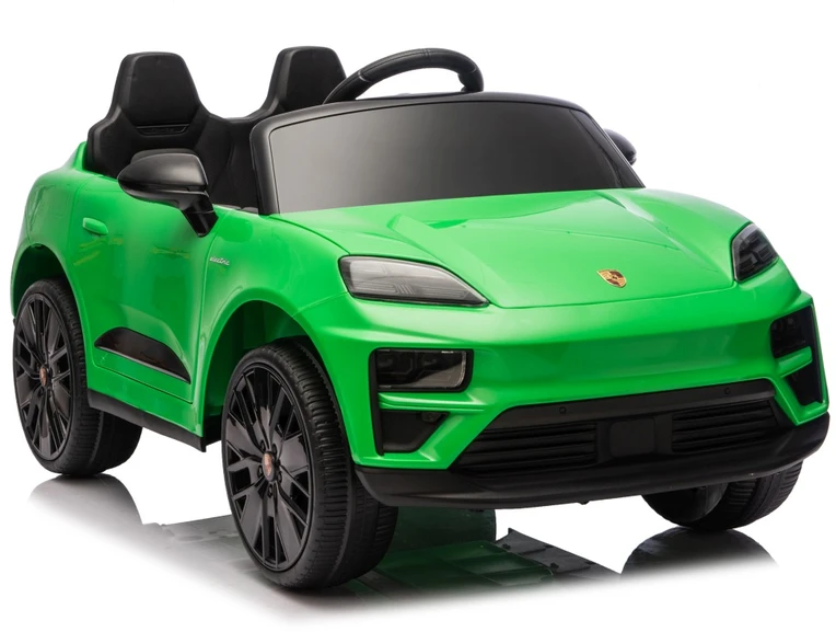 Vaikiškas elektromobilis Porsche Macan žalias