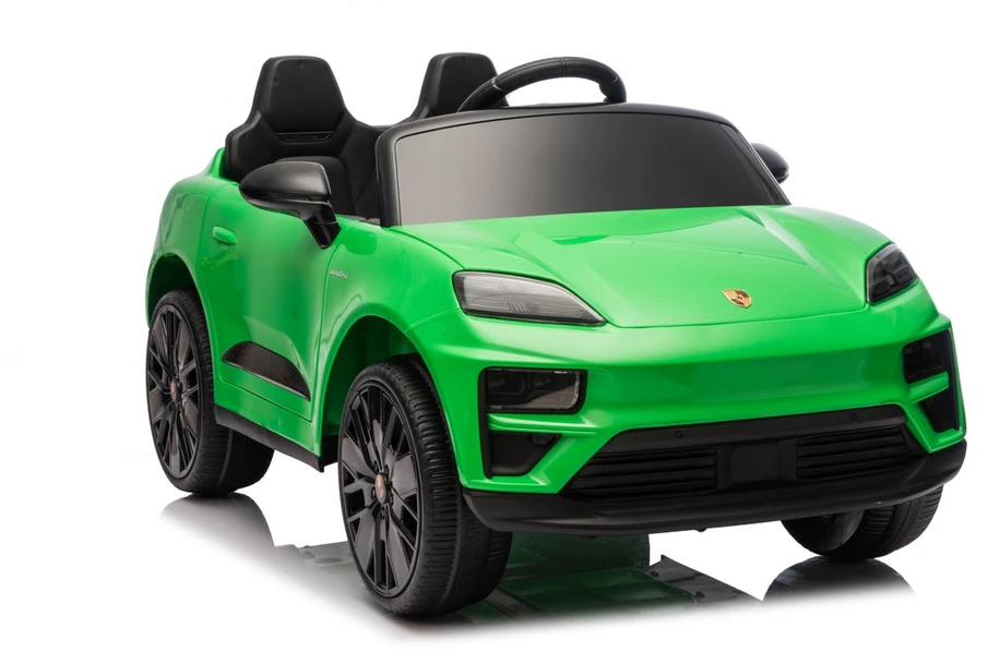 Vaikiškas elektromobilis Porsche Macan žalias