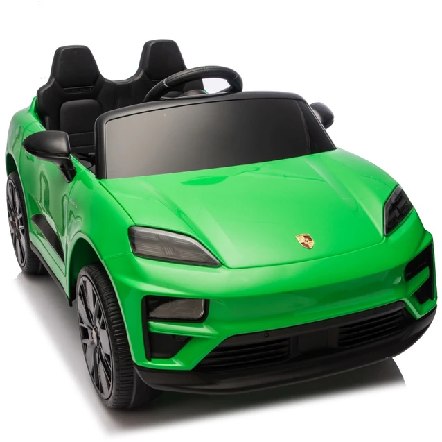 Vaikiškas elektromobilis Porsche Macan žalias