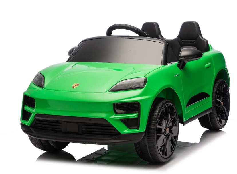 Vaikiškas elektromobilis Porsche Macan žalias