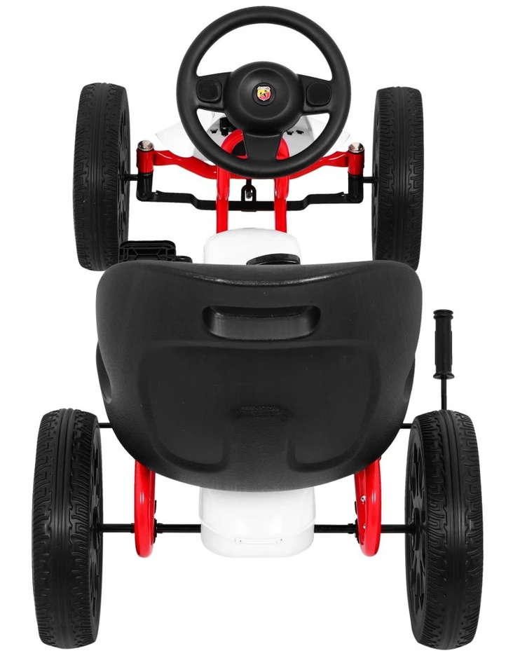 Ramiz Minamas kartingas GoKart ABARTH baltos spalvos