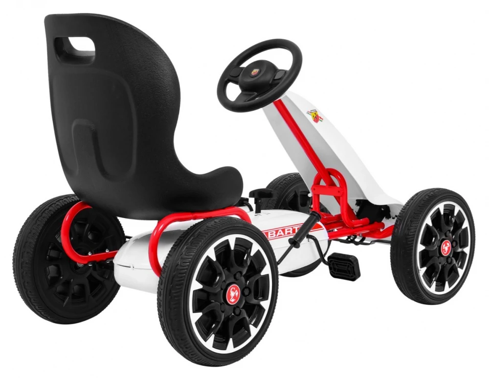 Ramiz Minamas kartingas GoKart ABARTH baltos spalvos