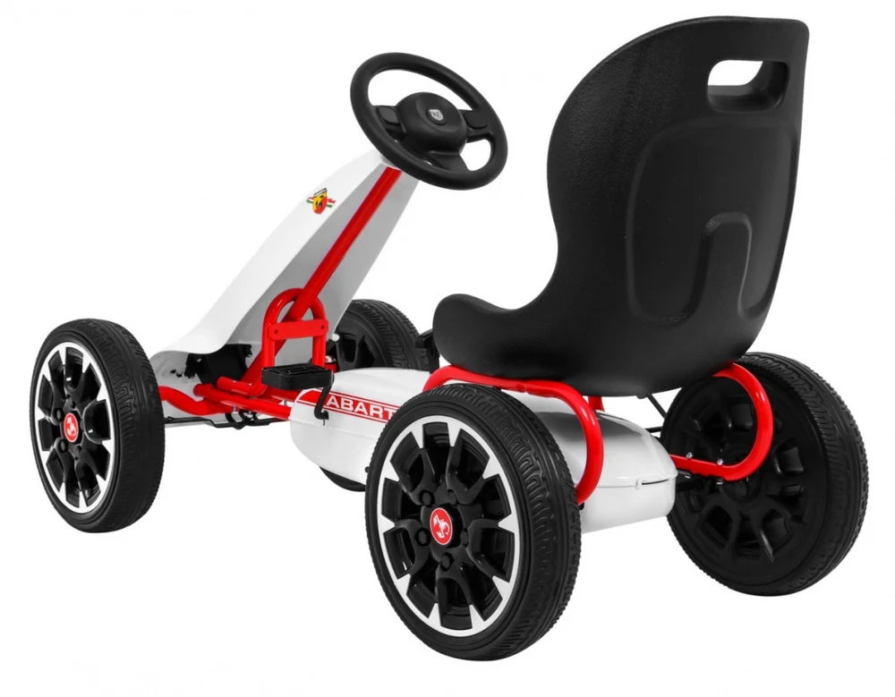 Ramiz Minamas kartingas GoKart ABARTH baltos spalvos
