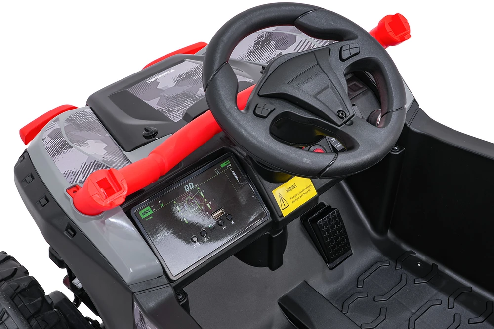 Elektrinis Buggy Kawasaki TERYX KRX1000, Raudona