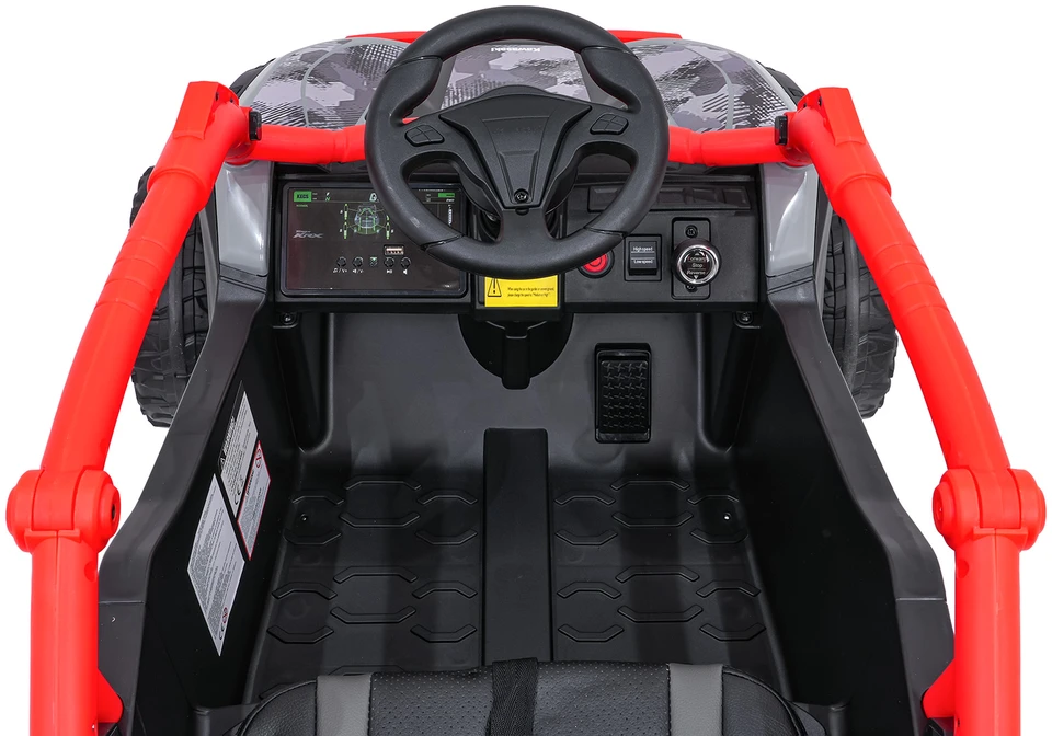 Elektrinis Buggy Kawasaki TERYX KRX1000, Raudona
