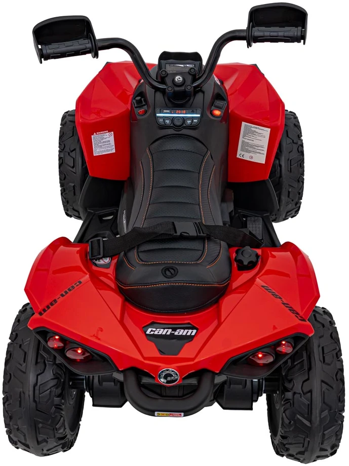 Elektrinis keturratis Maverick ATV, Raudona