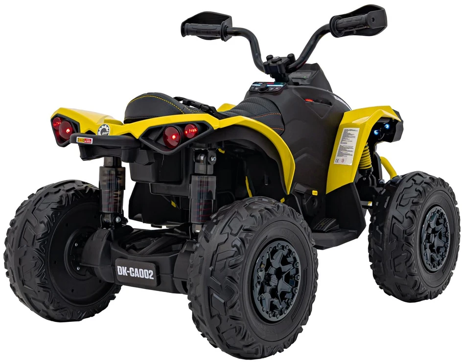 Elektrinis keturratis Maverick ATV, Geltona