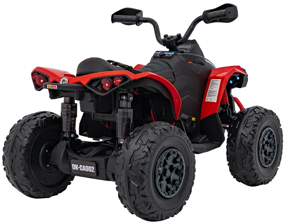 Elektrinis keturratis Maverick ATV, Raudona