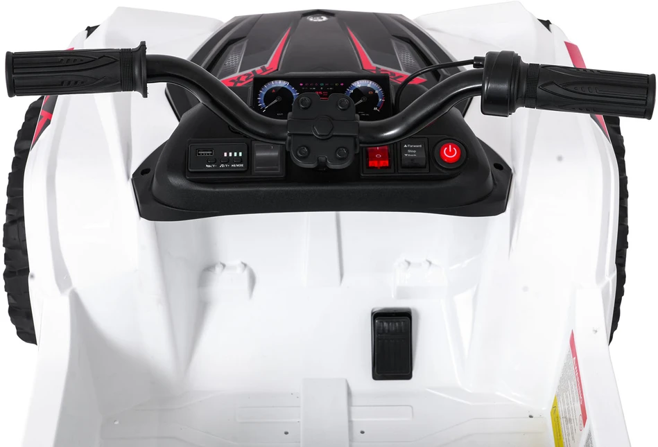 Dvivietis elektrinis keturratis Extreme Sport TX ATV 4x4, Baltas