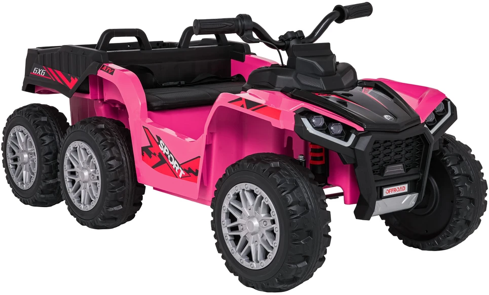 Dvivietis elektrinis keturratis Extreme Sport TX ATV 4x4, Rožinė