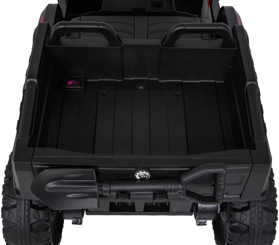 Dvivietis elektrinis keturratis Extreme Sport TX ATV 4x4, Juodas