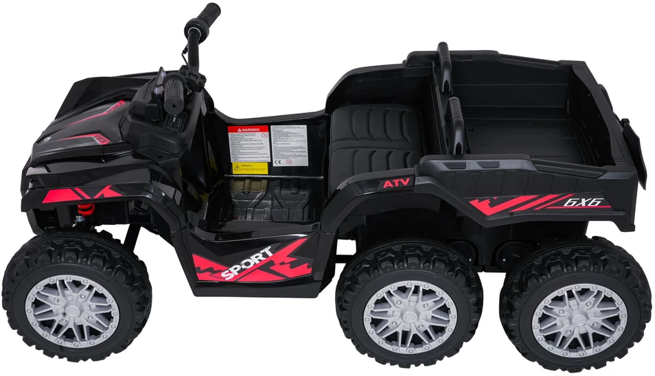 Dvivietis elektrinis keturratis Extreme Sport TX ATV 4x4, Juodas