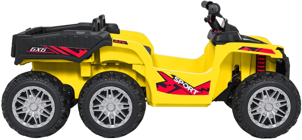 Dvivietis elektrinis keturratis Extreme Sport TX ATV 4x4, Geltona