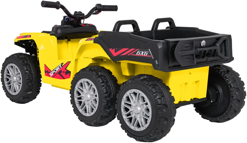 Dvivietis elektrinis keturratis Extreme Sport TX ATV 4x4, Geltona