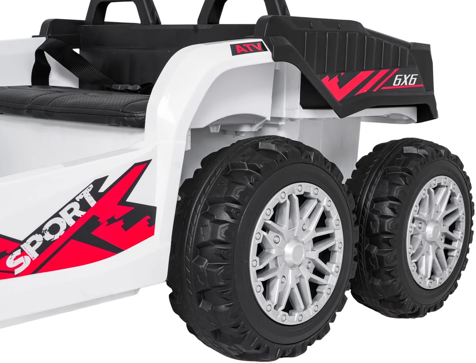 Dvivietis elektrinis keturratis Extreme Sport TX ATV 4x4, Baltas