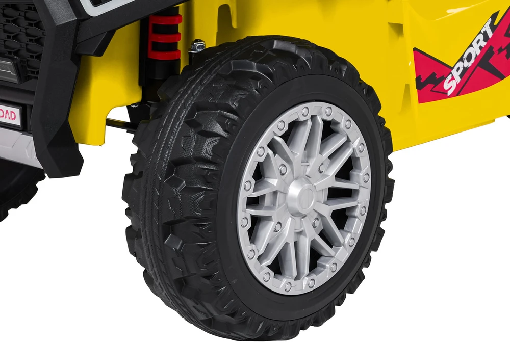 Dvivietis elektrinis keturratis Extreme Sport TX ATV 4x4, Geltona