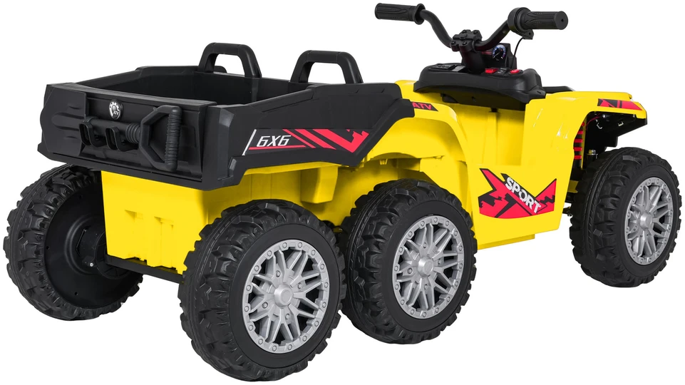 Dvivietis elektrinis keturratis Extreme Sport TX ATV 4x4, Geltona