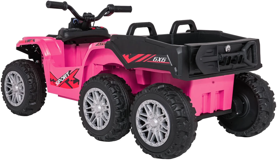 Dvivietis elektrinis keturratis Extreme Sport TX ATV 4x4, Rožinė