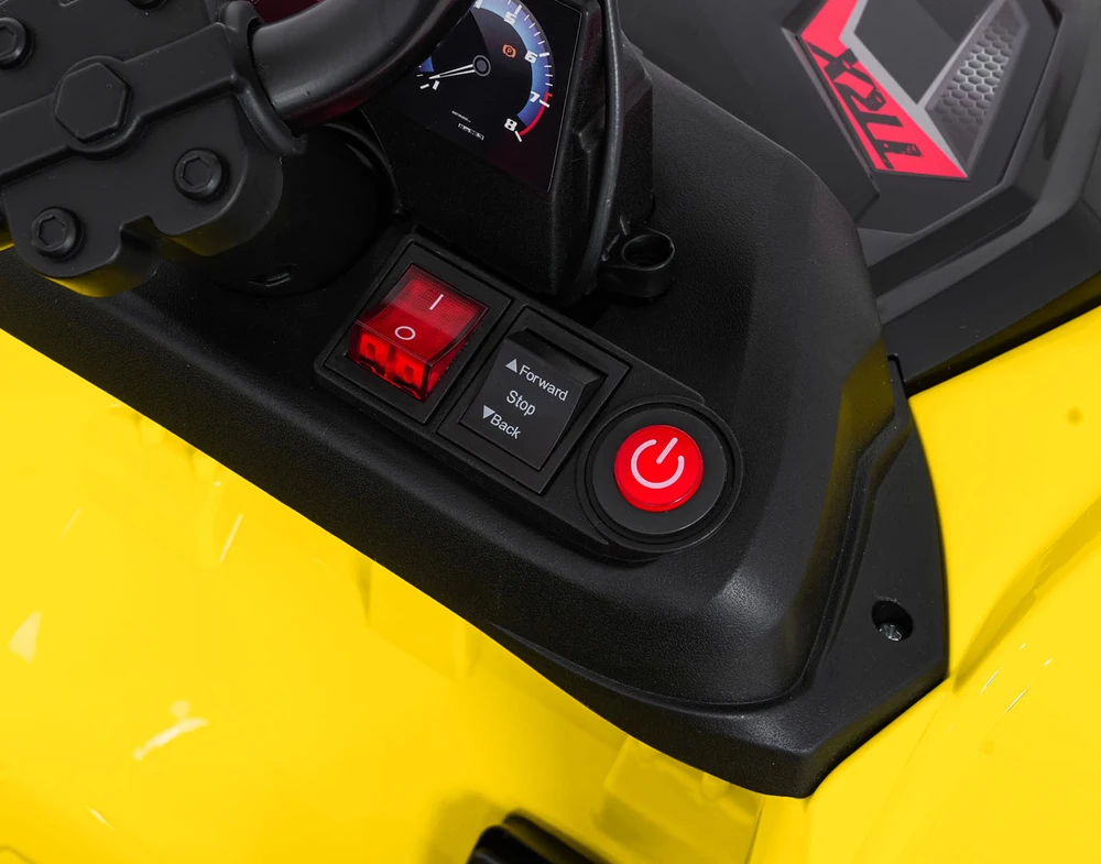 Dvivietis elektrinis keturratis Extreme Sport TX ATV 4x4, Geltona
