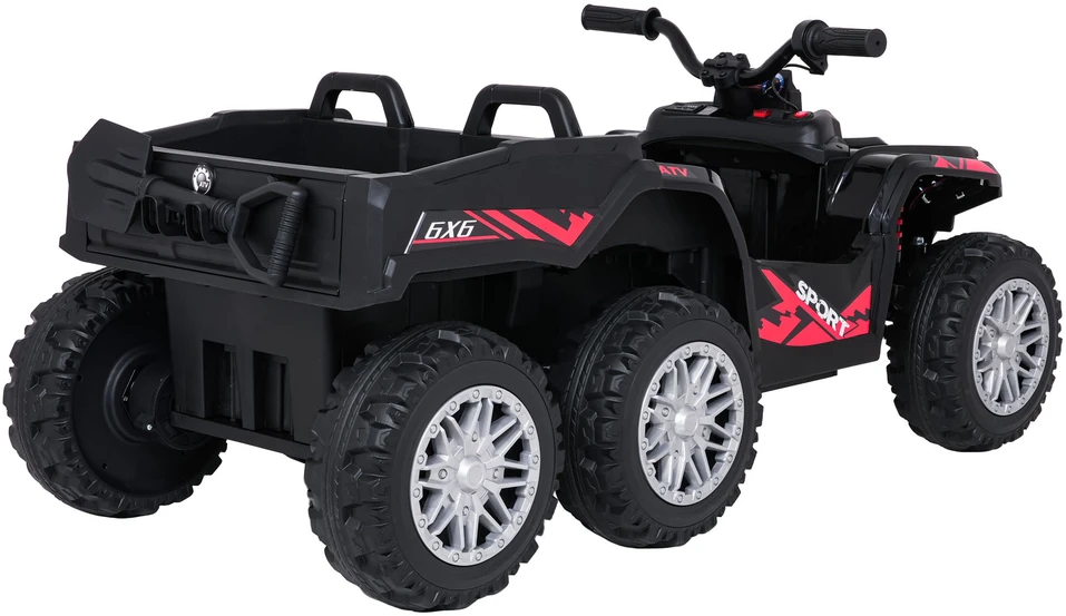 Dvivietis elektrinis keturratis Extreme Sport TX ATV 4x4, Juodas