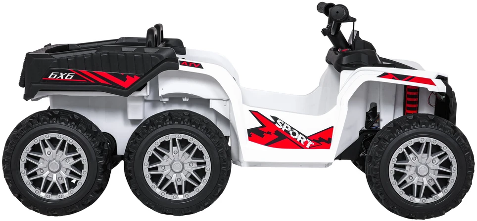 Dvivietis elektrinis keturratis Extreme Sport TX ATV 4x4, Baltas