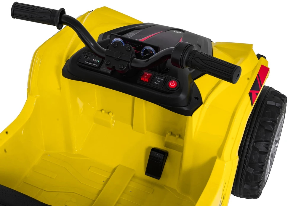 Dvivietis elektrinis keturratis Extreme Sport TX ATV 4x4, Geltona