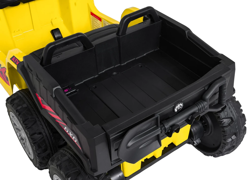 Dvivietis elektrinis keturratis Extreme Sport TX ATV 4x4, Geltona